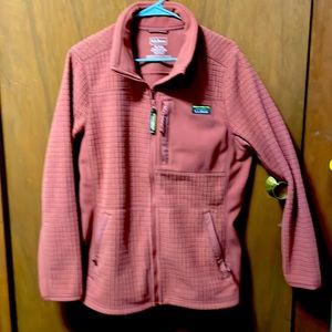 LL Bean Women's Mountain Classic Windproof Fleece Jacket size XL soft cayenne